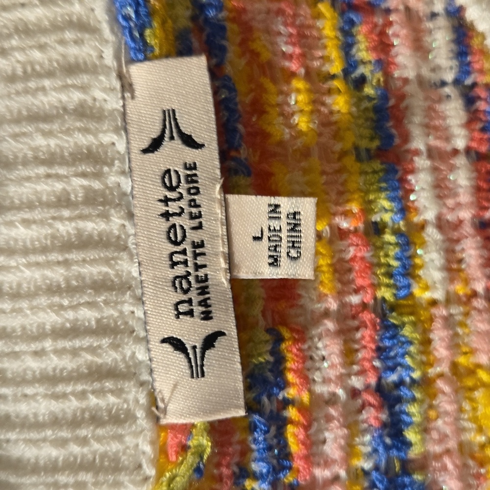 Nanette Lapore Colorful Knit Women's Sweater - Picture 4 of 7